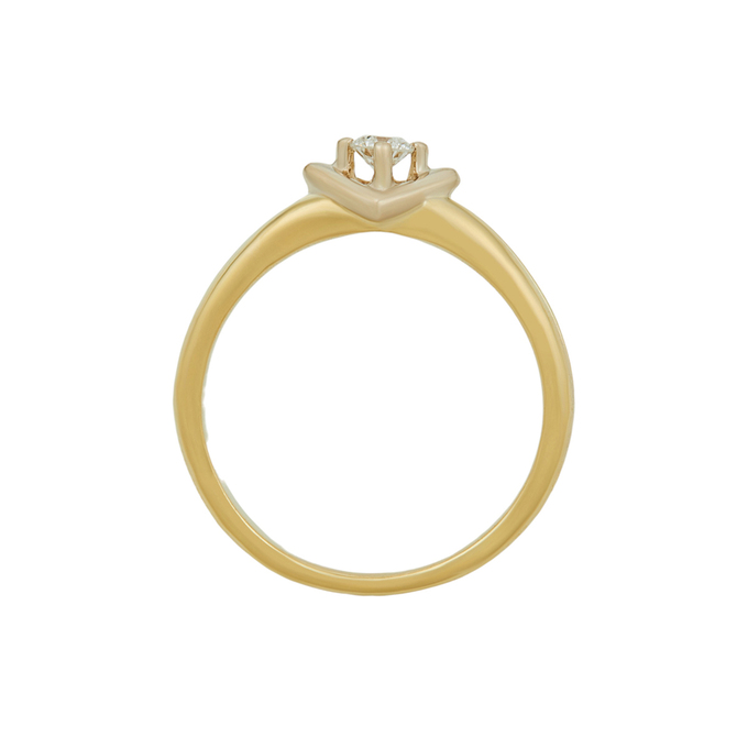 Кольцо из золота 750 пробы c бриллиантом, Л 0808 7703 за 79920