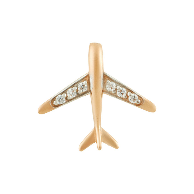 Подвеска из золота 585 пробы c фианитами, Л 3911 5799 за 3920