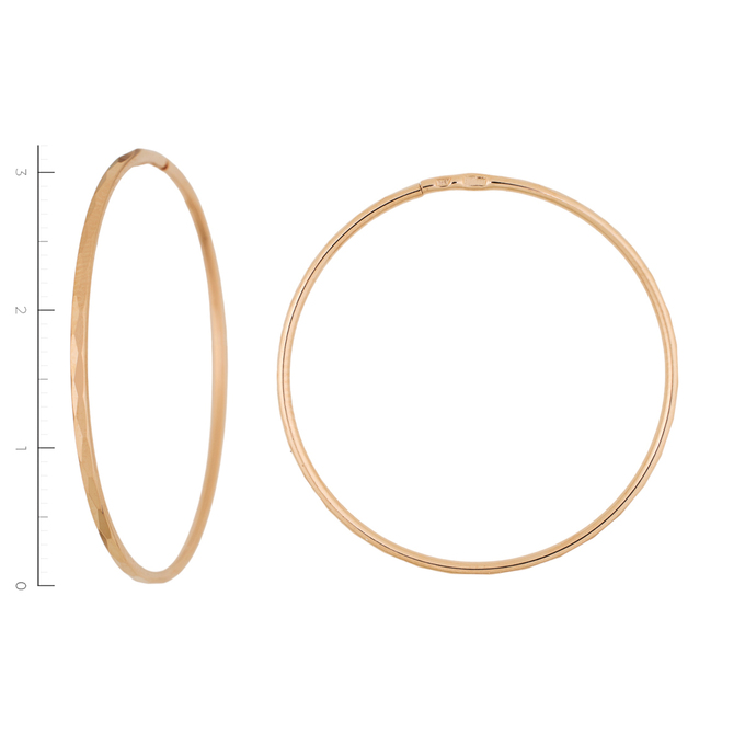 Серьги из красного золота 585 пробы