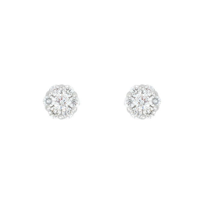 Серьги из золота 585 пробы с бриллиантами, Л 2213 6615 за 31200