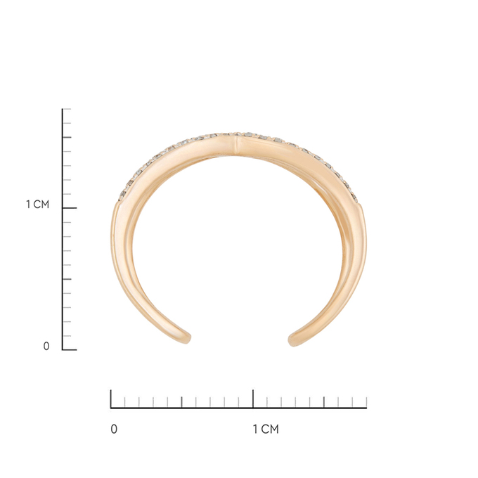 Кольцо из золота 585 пробы c бриллиантами, Л 4710 4820 за 19120