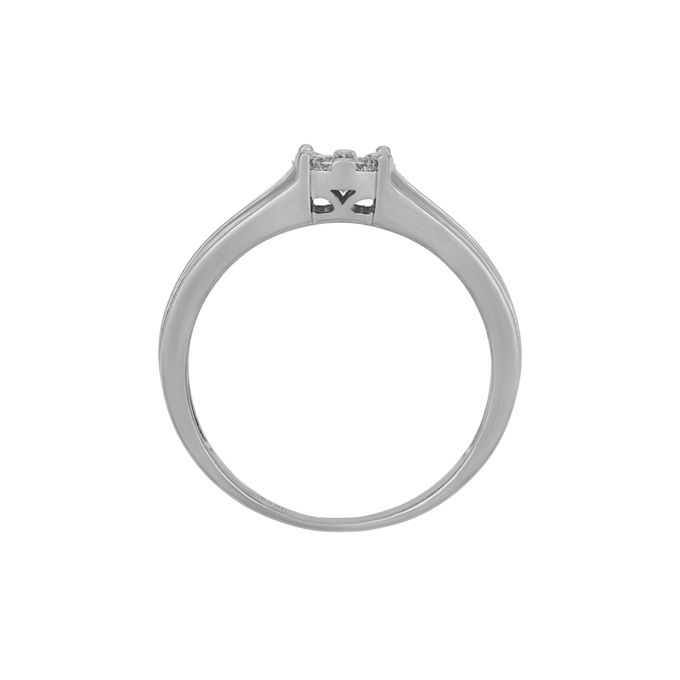 Кольцо из золота 585 пробы c бриллиантами, Л 4710 5604 за 37600