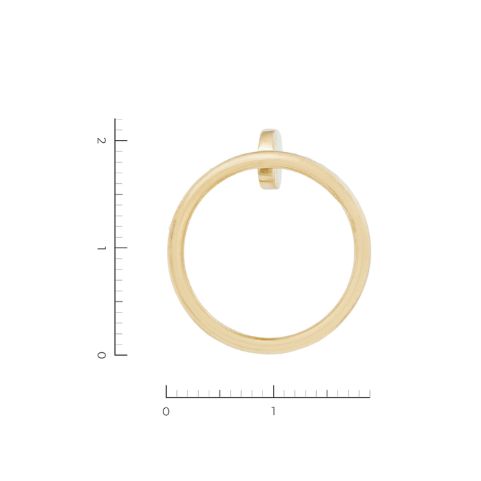 Кольцо из желтого золота 585 пробы