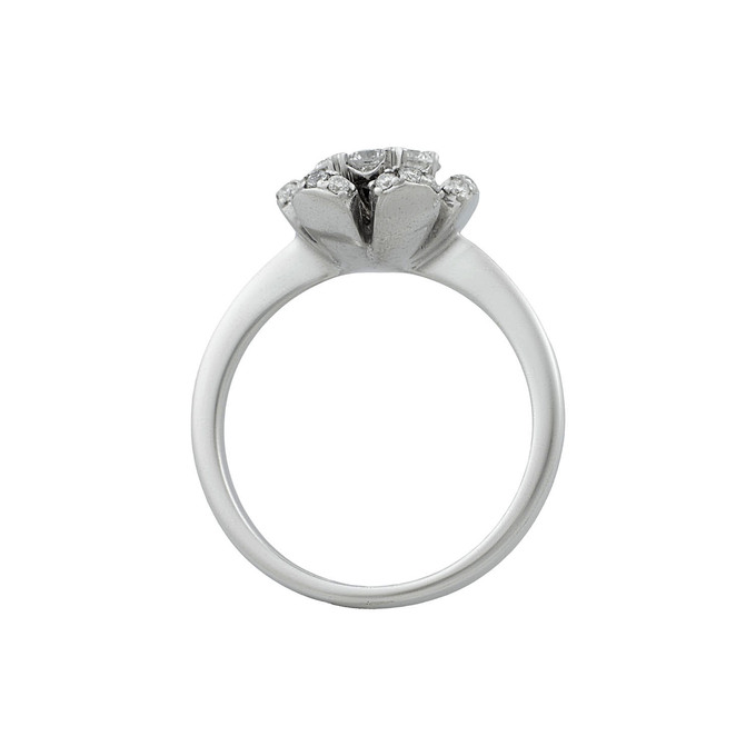 Кольцо из золота 585 пробы c бриллиантами, Л 0903 5532 за 63200