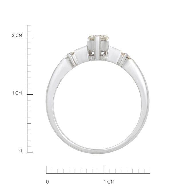 Кольцо из золота 750 пробы c бриллиантами, Л 4306 5808 за 67200