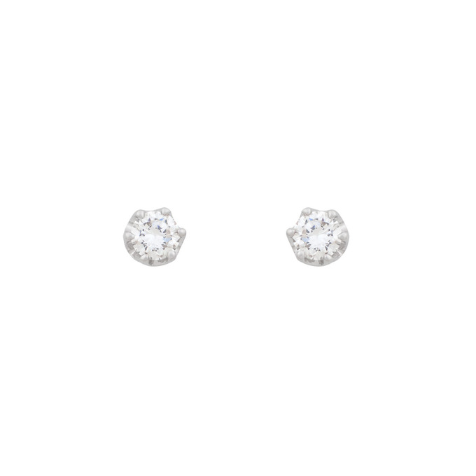 Серьги из золота 585 пробы с бриллиантами, Ц О007 4873 за 45000