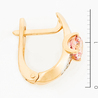 Серьги из красного золота 585 пробы c фианитами