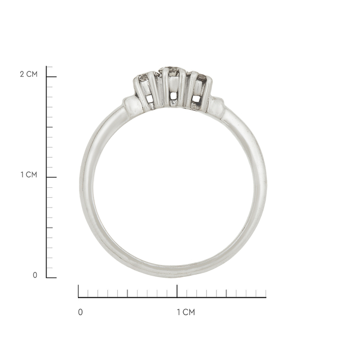 Кольцо из золота 750 пробы c бриллиантами, Л 1911 9692 за 72720