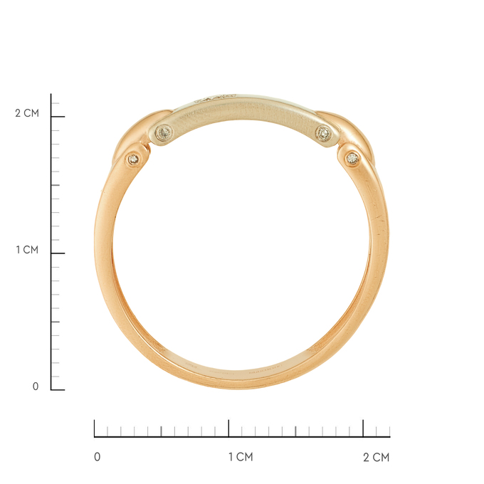 Кольцо из золота 585 пробы c бриллиантами, Л 4710 6259 за 50000