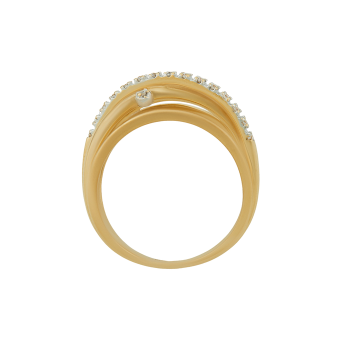 Кольцо из золота 750 пробы c бриллиантами, Л 3706 4082 за 99500