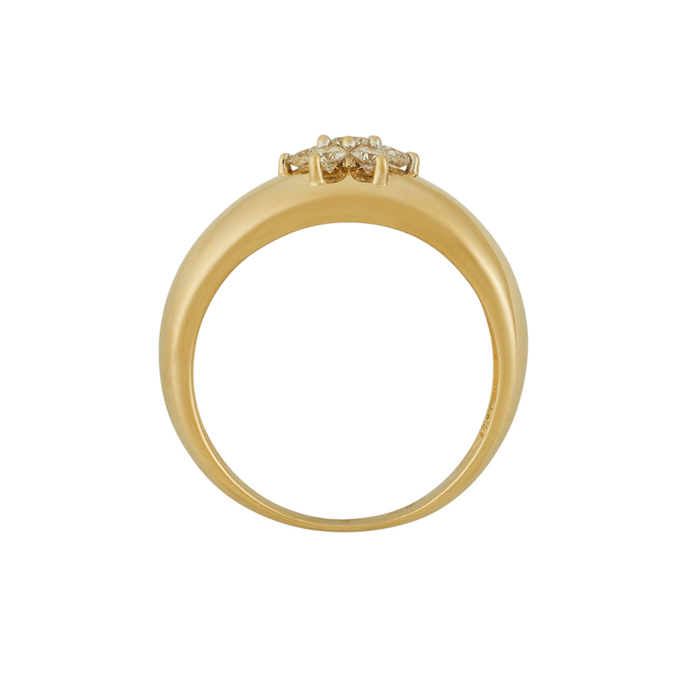 Кольцо из золота 585 пробы c бриллиантами, Л 4710 7545 за 78800