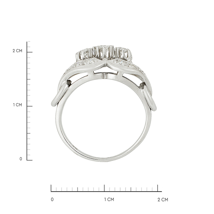 Кольцо из золота 585 пробы c бриллиантами, Л 2811 6661 за 102000