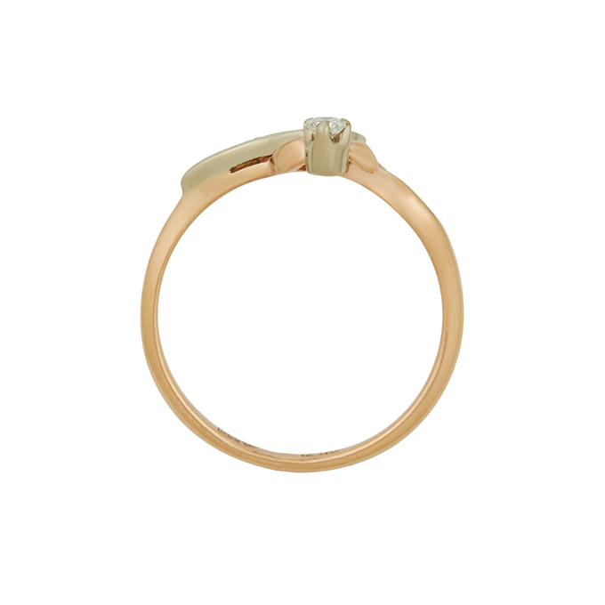 Кольцо из золота 585 пробы c бриллиантами, Л 2913 1247 за 21630