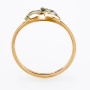 Кольцо из комбинированного золота 585 пробы c 3 бриллиантами Л25073950 фото 3
