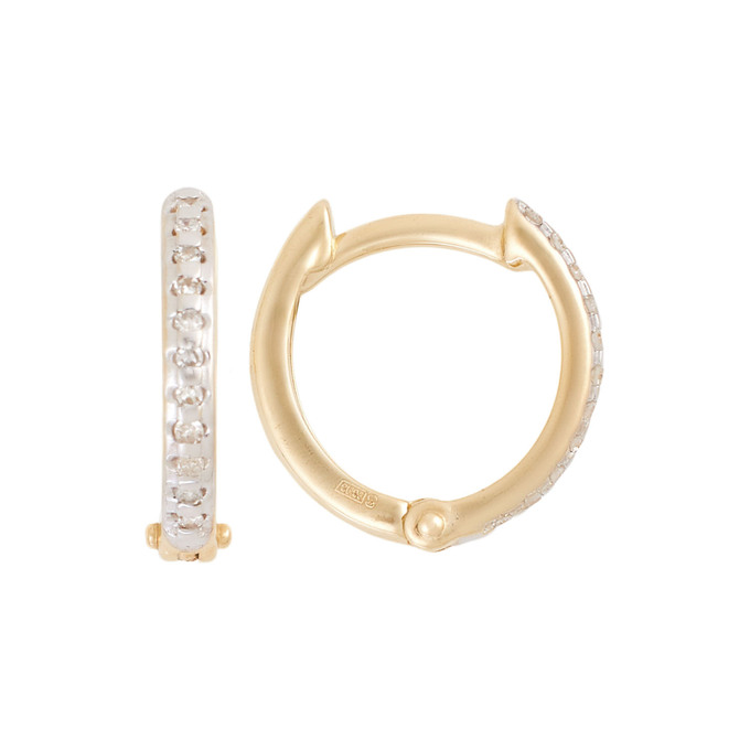Серьги из золота 585 пробы с бриллиантами, Л 5208 4074 за 18300