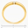 Кольцо из желтого золота 750 пробы c 1 бриллиантом Л05136698 фото 3