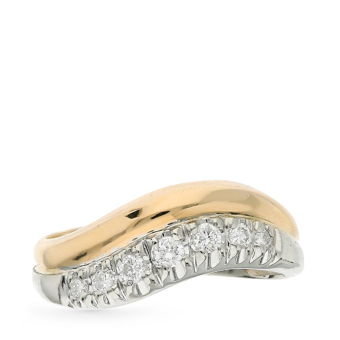 Кольцо из золота 585 пробы c бриллиантами, Л 2009 0317 за 46300