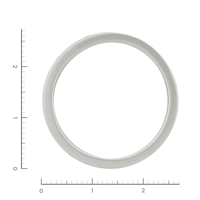 Кольцо из белого золота 750 пробы c 11 бриллиантами, Л 2809 0952 за 345540