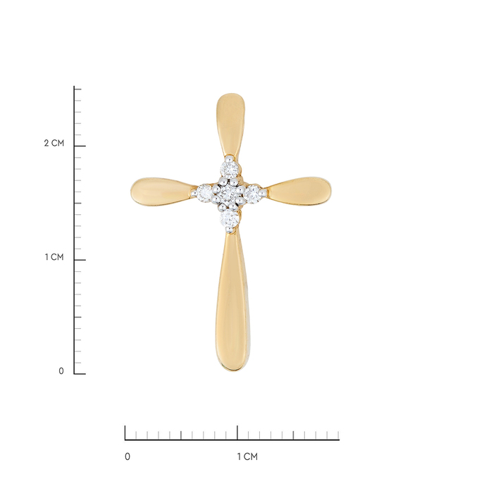 Подвеска из золота 750 пробы c бриллиантами, Л 1615 6062 за 30900