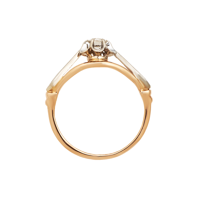 Кольцо из золота 585 пробы c бриллиантами, Л 0506 9519 за 69520