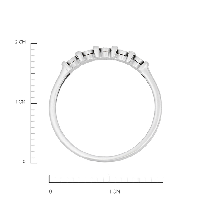 Кольцо из золота 585 пробы c бриллиантами, Л 2415 2132 за 13600