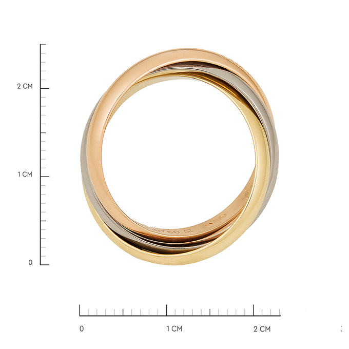 Кольцо Cartier Trinity, Л 1615 7888 за 170000