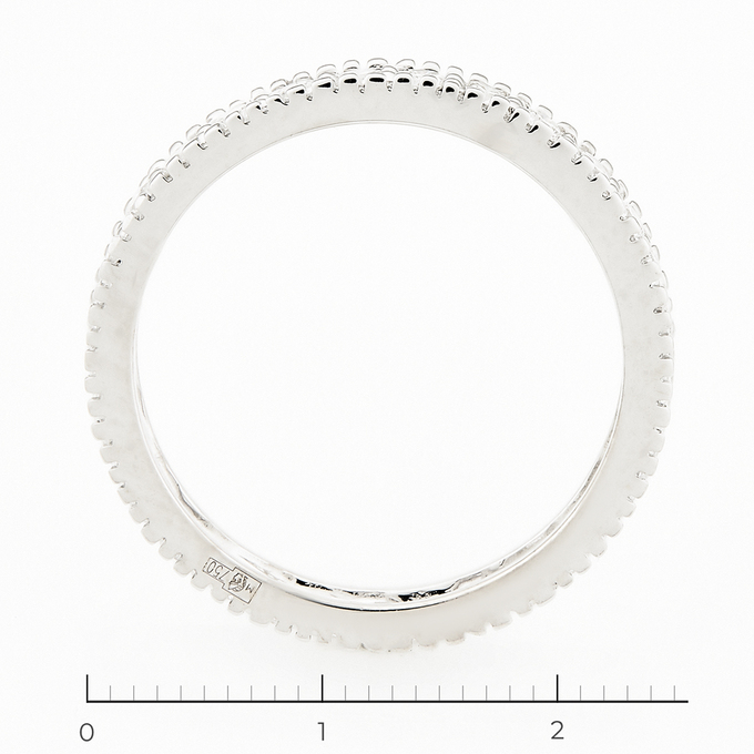 Кольцо из белого золота 750 пробы c 28 бриллиантами, Л 2807 6284 за 87500