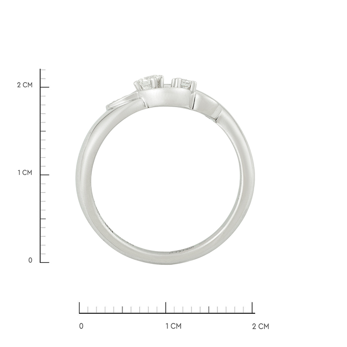 Кольцо из золота 750 пробы c бриллиантами, Л 2812 0963 за 88830