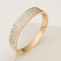 Кольцо из комбинированного золота 585 пробы c 54 бриллиантами Л23092376 фото 1