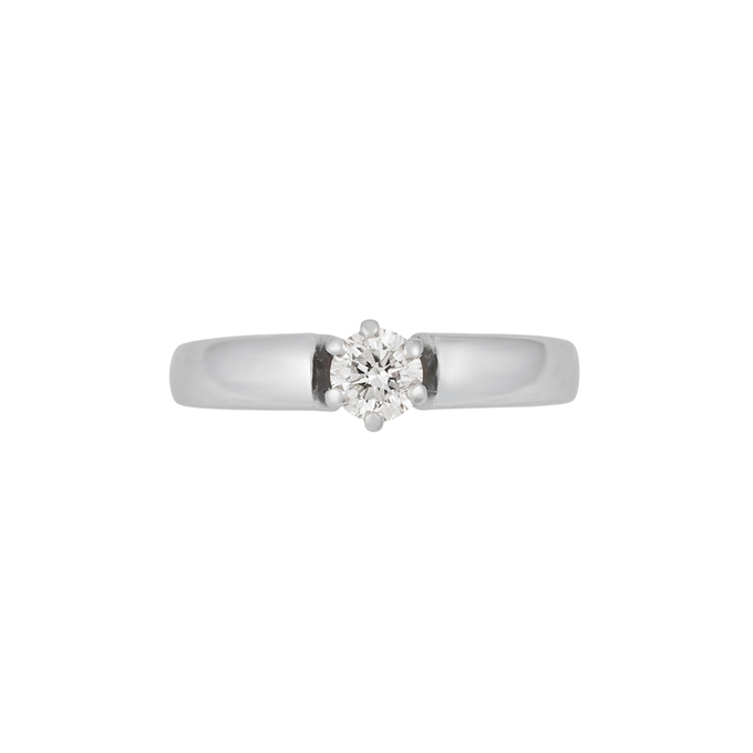 Кольцо из золота 585 пробы c бриллиантом, Л 6102 9727 за 53600