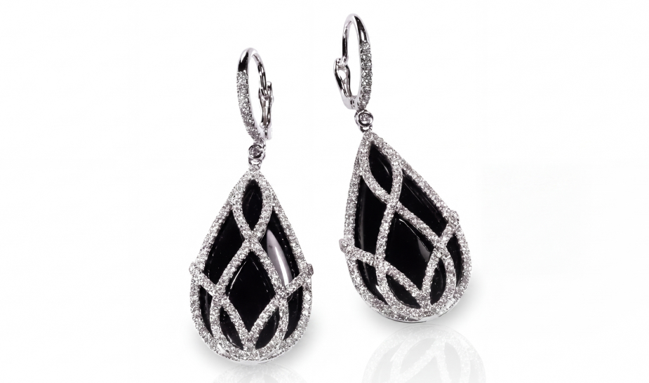 Серьги из оникса
