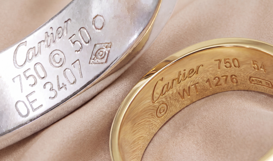 750 проба на Cartier